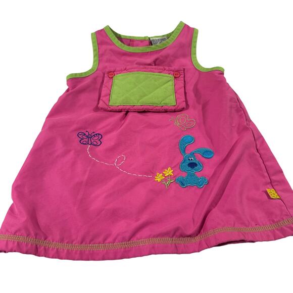 Vintage Blues Clues Dress Y2k 1990s Toddler 2T - Picture 4 of 8